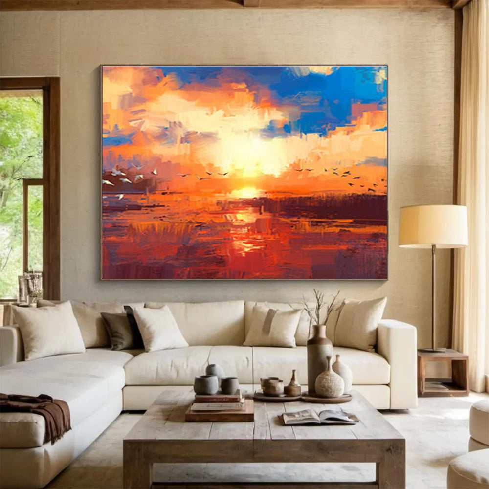 against wall art